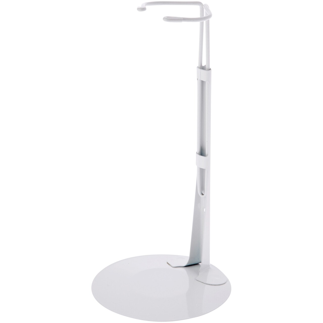 Kaiser 2501 White Adjustable Doll Stand, fits 12 to 17 inch Dolls or Action Figures, waist width adjusts from 2 to 2.5 inches